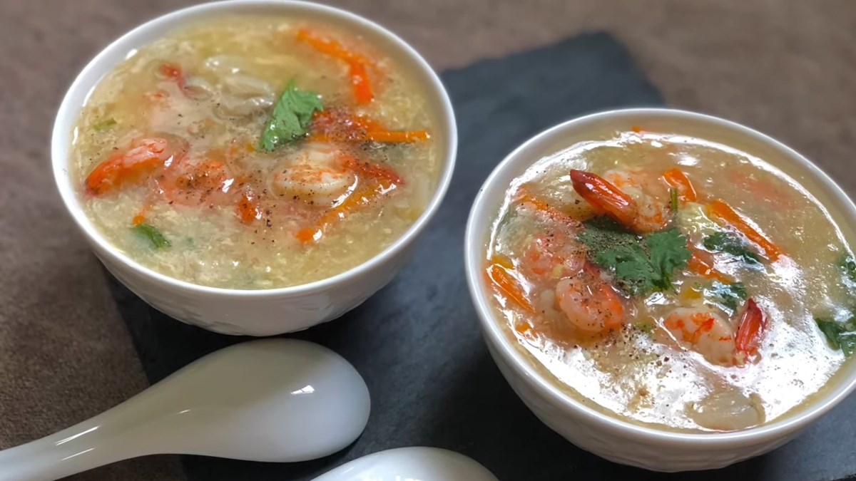 Cách nấu súp tôm nấm bào ngư ngon ngất ngây bổ dưỡng 