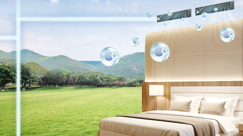 Vận Hành Siêu Êm, Phân Bổ Khí Lạnh Đồng Đều Khắp Phòng Vận Hành Siêu Êm, Phân Bổ Khí Lạnh Đồng Đều Khắp Phòng