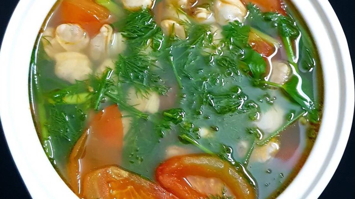 canh nghêu thì là thơm ngon thanh mát đưa cơm canh nghêu thì là thơm ngon thanh mát đưa cơm