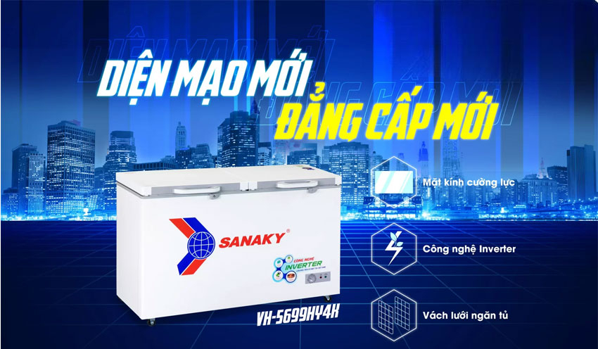 mua tủ đông Sanaky Inverter VH-5699HY4K