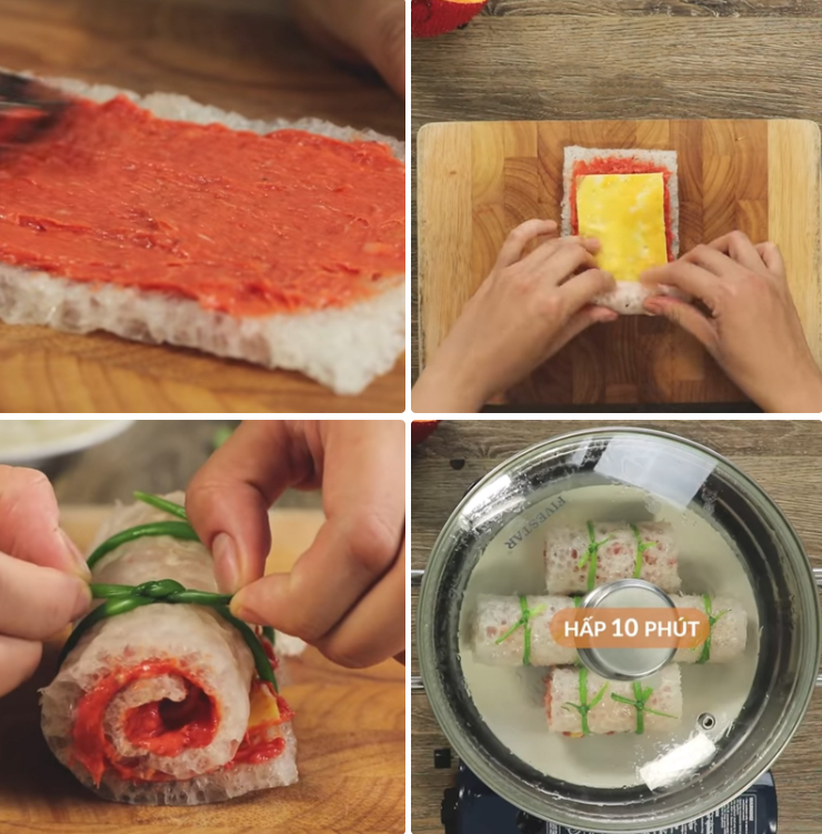 Cuộn bì bóng Canh bóng thả Hà Nội