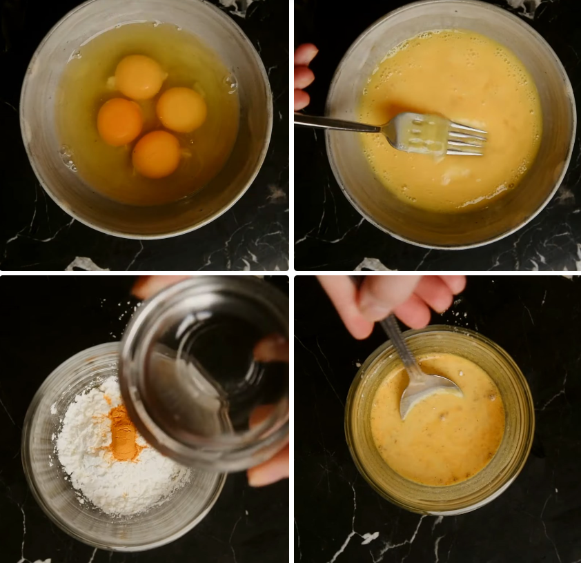 Pha hỗn hợp trứng