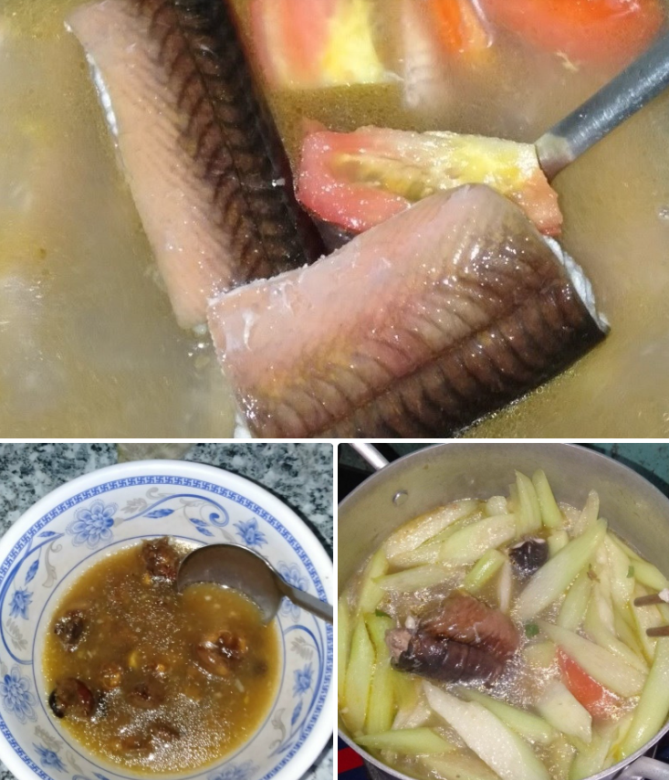 Bước 2 Nấu canh chua lươn Canh chua lươn bạc hà Bước 2 Nấu canh chua lươn Canh chua lươn bạc hà