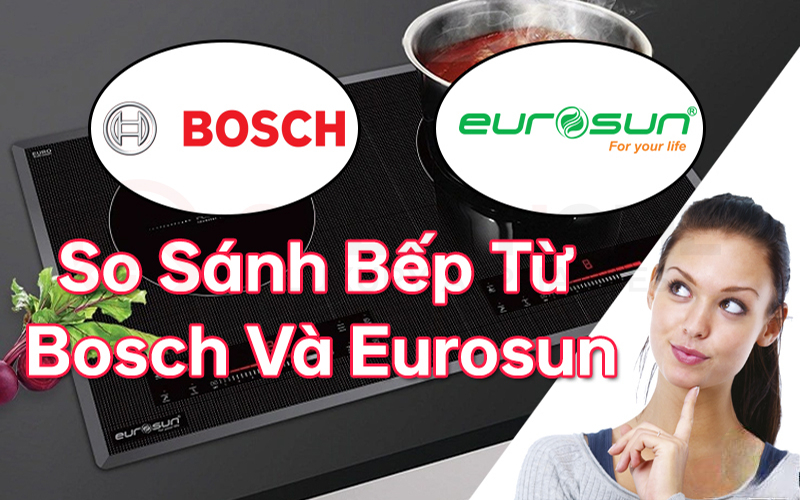 Điểm khác nhau giữa bếp từ Bosch và Eurosun Điểm khác nhau giữa bếp từ Bosch và Eurosun