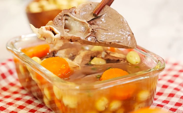 Bước 5 Thành phẩm Tim hầm hạt sen