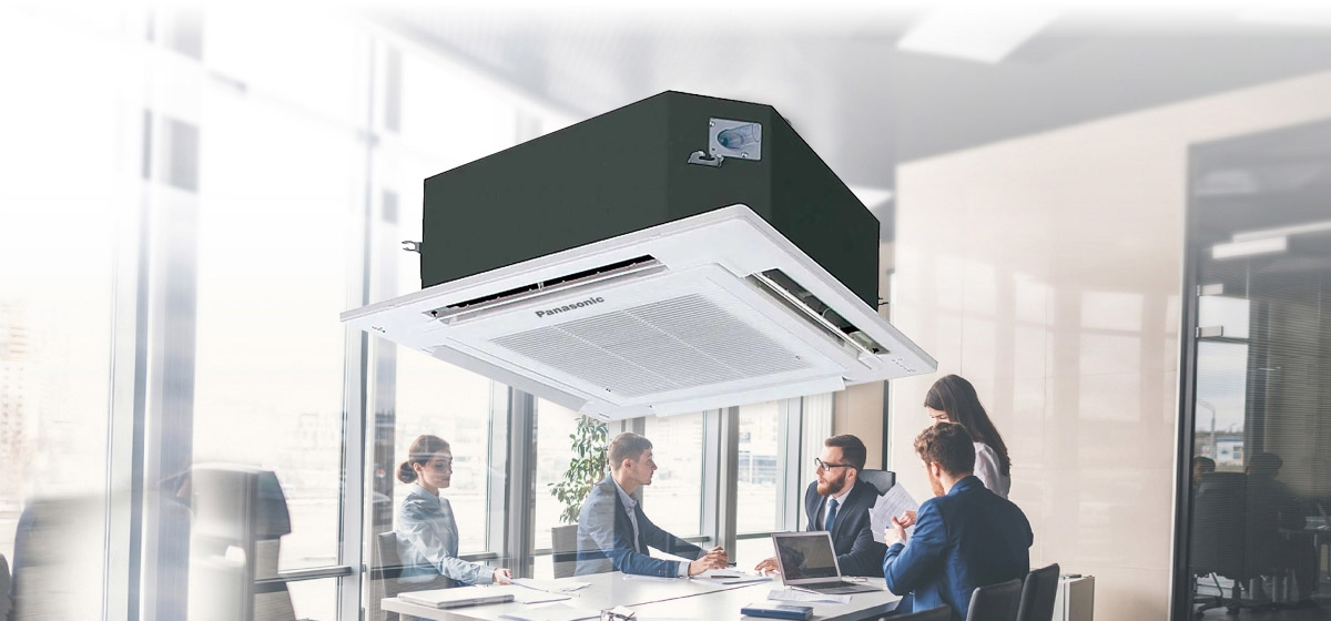 Điều hòa âm trần cassette Gree GULD50T1/A-S/GULD50W1/NhA-S làm mát hiệu quả Điều hòa âm trần cassette Gree GULD50T1/A-S/GULD50W1/NhA-S làm mát hiệu quả