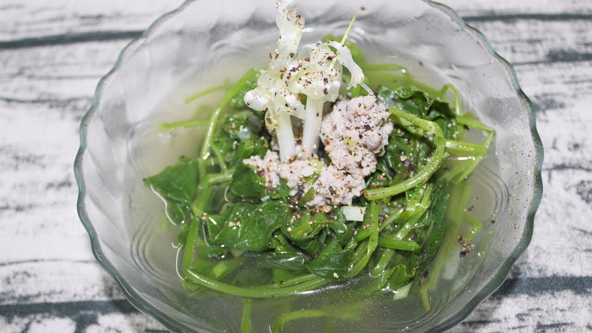 4 cách nấu canh rau má