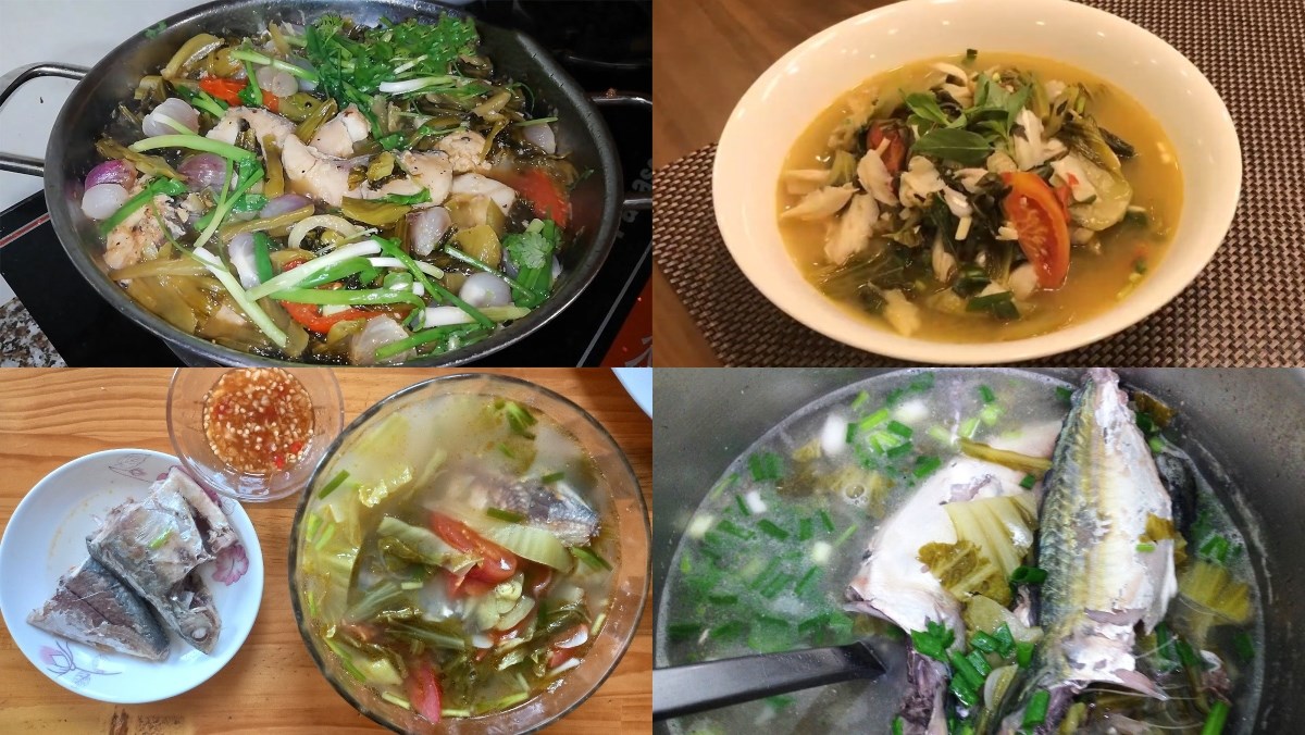 Canh cá nấu dưa chua