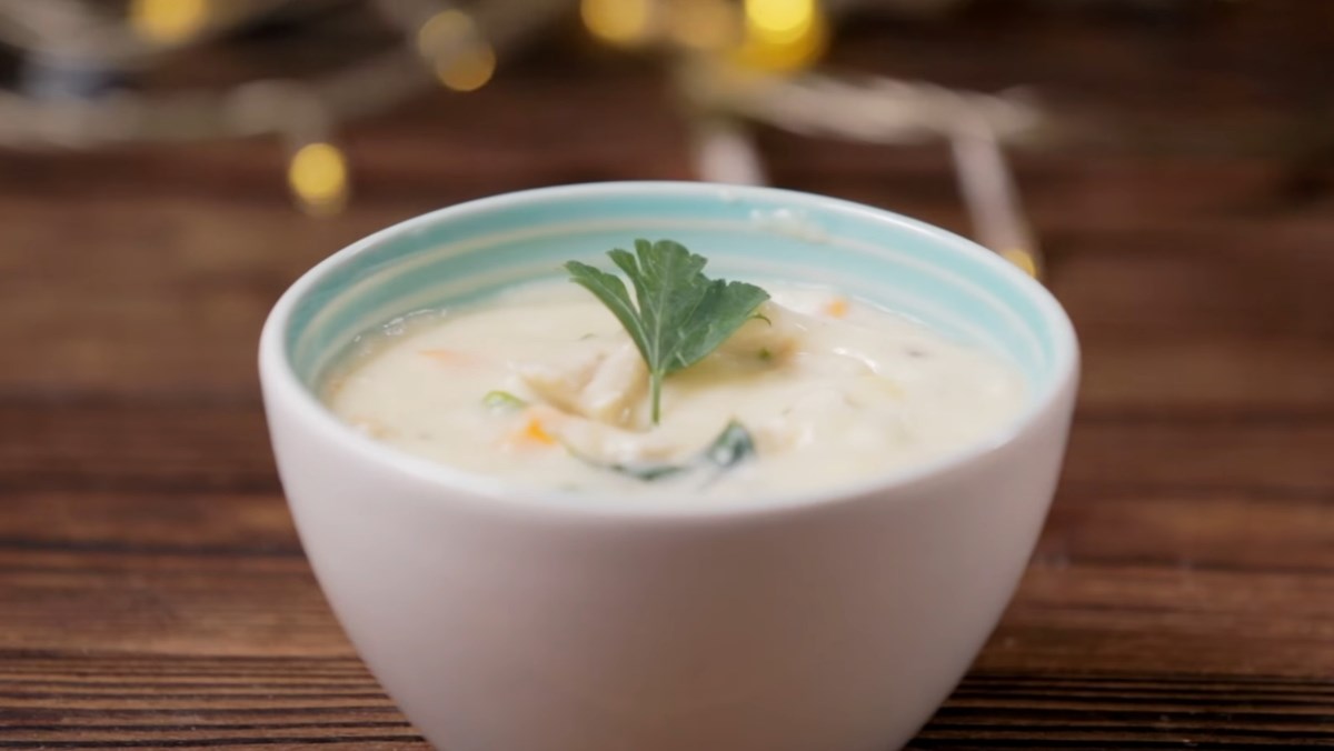 nấu súp kem gà đơn giản ngay tại nhà với hương vị ngon ngọt đậm đà