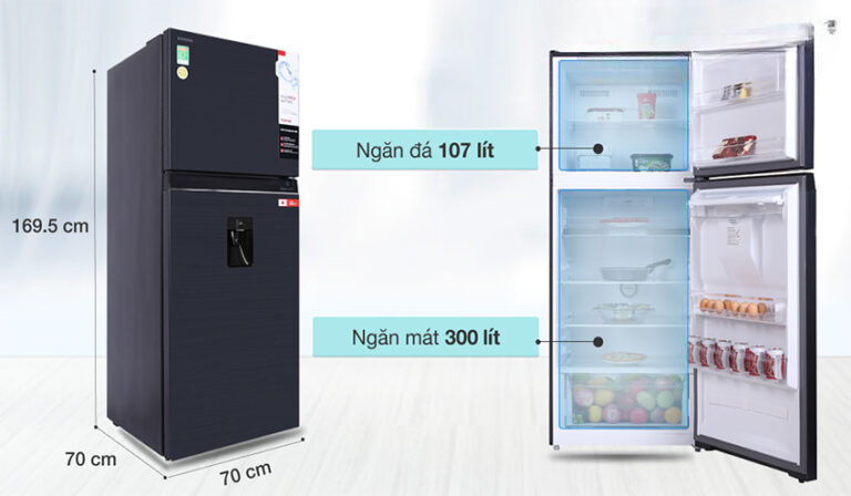 Tủ lạnh Toshiba inverter GR-RT535WE-PMV(06)-MG 