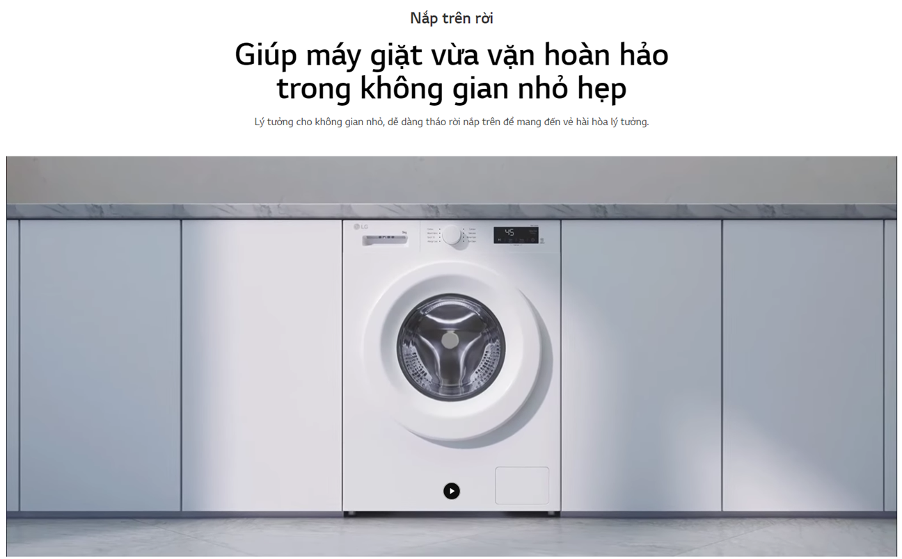 Máy giặt LG giá rẻ 9Kg FB1209S6W