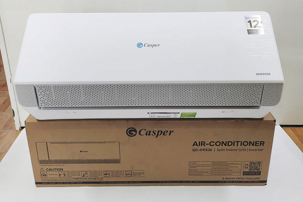 Máy Lạnh Casper Inverter 1HP QC-09IS36 – Làm Mát Êm Dịu, Tiết Kiệm Điện, Giá Tốt Cho Gia Đình Việt