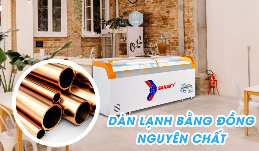 Tủ đông Sanaky VH-1099K3A  tiết kiệm điện năng