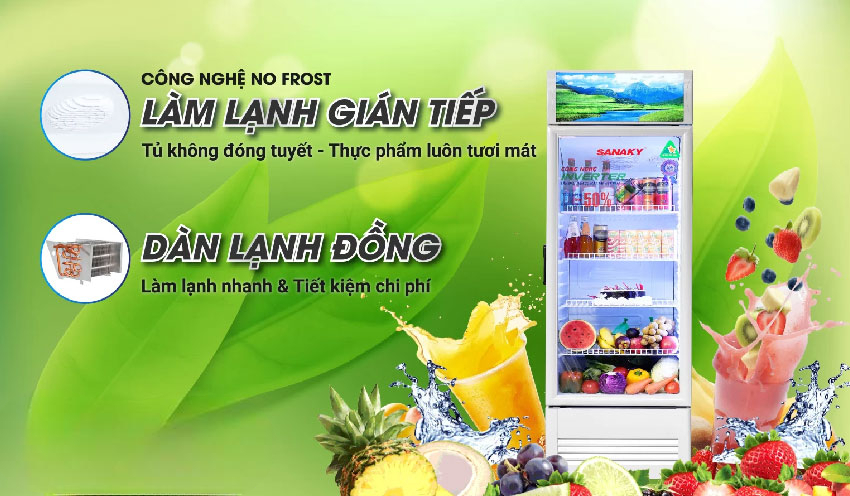 Đặc điểm nổi bật của tủ mát Sanaky VH-3089K3
