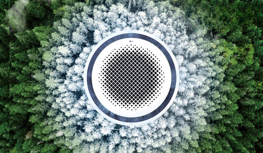 thiết kế điều hòa âm trần LG inverter ZTNQ36GYLA0/ZUAD1