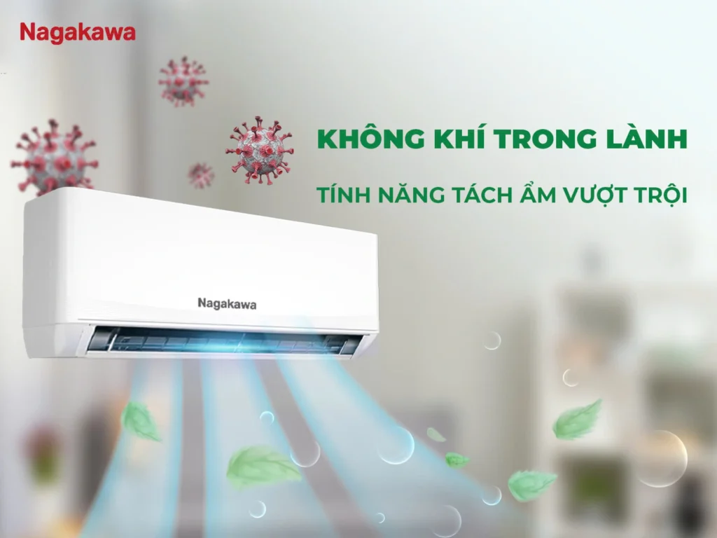 Review Chi Tiết Điều Hòa Nagakawa 24000BTU Inverter NIS-C24R2U51 – Có Đáng Mua?