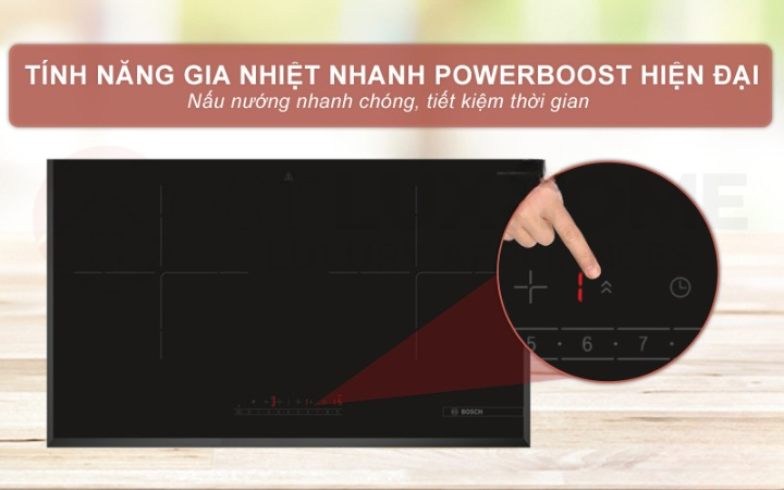 PowerBoost tăng tốc độ nấu