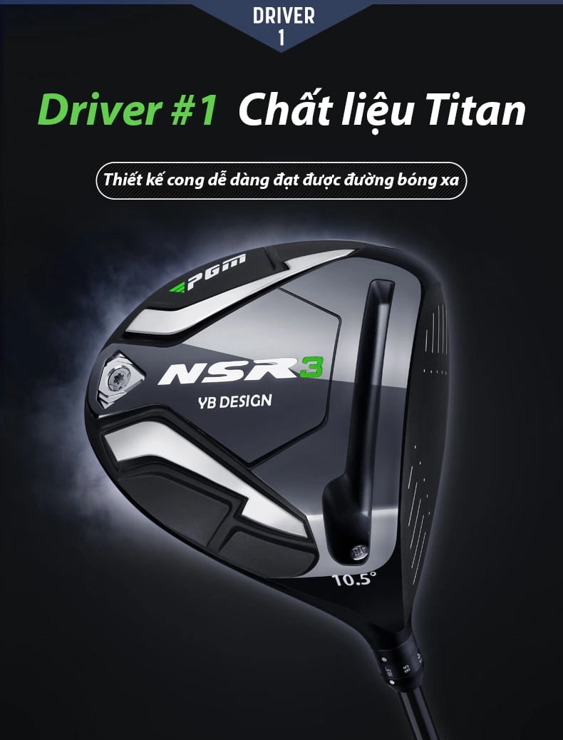 Driver làm từ chất liệu Titan