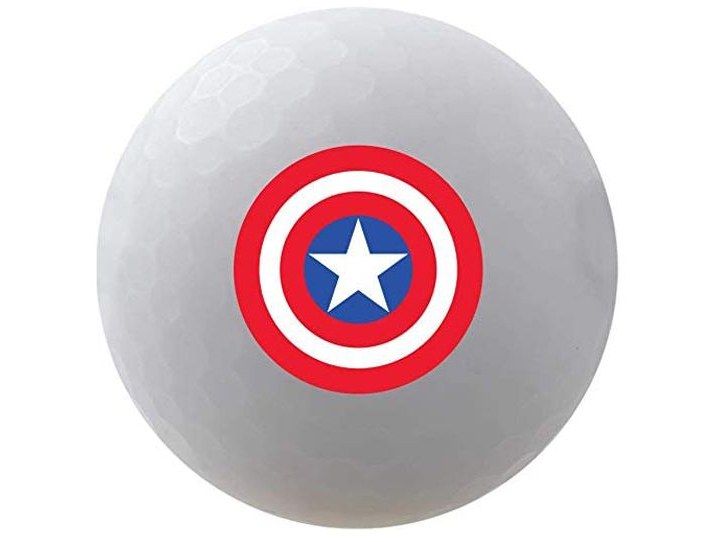 Bóng golf Volvik Marvel Capital America Pack (hộp 4 quả)