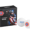 Bóng golf Volvik Marvel Capital America Pack (hộp 4 quả)