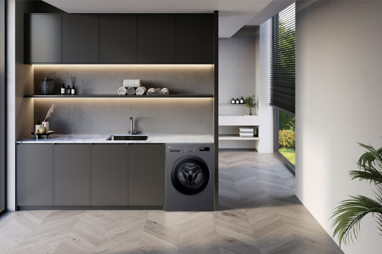 Máy Giặt LG AI DD Inverter 9kg FB1209S5M Màu Đen – Giặt Sạch Thông Minh, Sang Trọng Mọi Không Gian