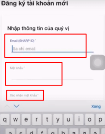 Còn nếu chưa có tài khoản đăng nhập thì bạn sẽ nhấn Tạo tài khoản mới và tiến hành nhập đầy đủ thông tin vào form đăng ký nhé!