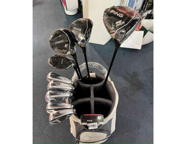 Hình ảnh sang trọng của bộ gậy golf fullset Ping G430 Hình ảnh sang trọng của bộ gậy golf fullset Ping G430