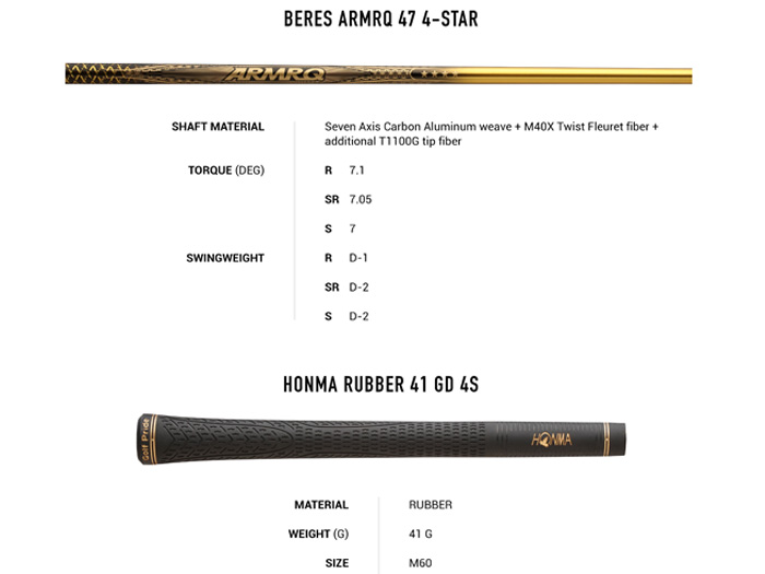 Gậy golf Driver Honma New Beres 07 4 Sao