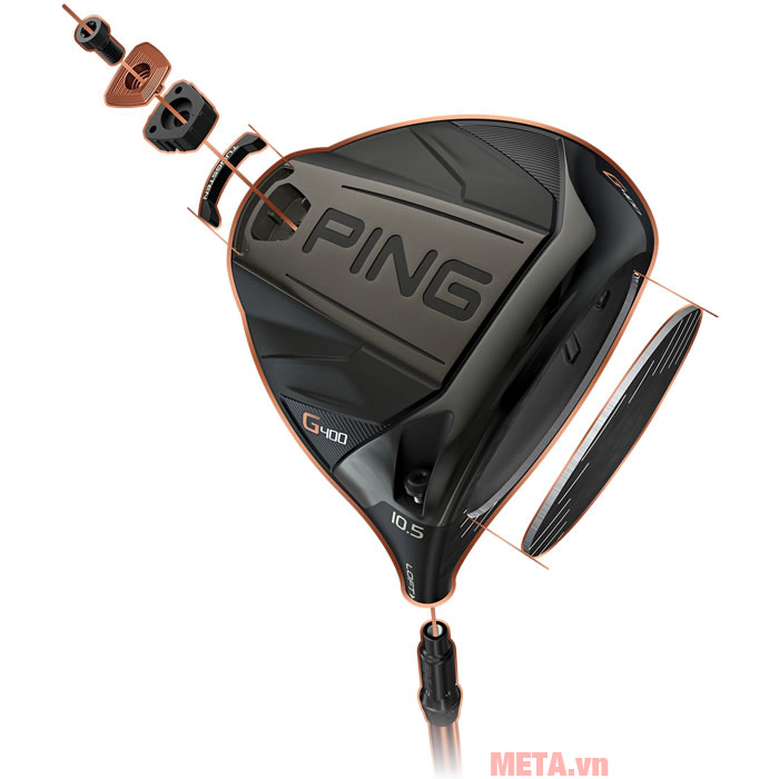 Gậy golf Driver nam PING G-400 SFT ALTA CB55