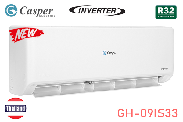 Điều Hòa Casper 9000Btu 2 Chiều Inverter GH-09IS33 – Giải Pháp Làm Mát Và Sưởi Ấm Hiệu Quả Cho Không Gian Nhỏ