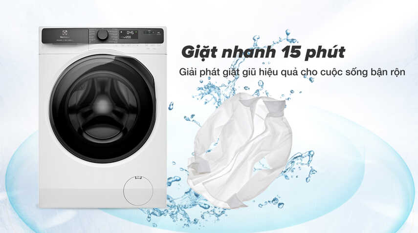 Máy Giặt Electrolux Inverter 13Kg EWF1343R7WC khối lượng giặt lớn cho gia đình đông người