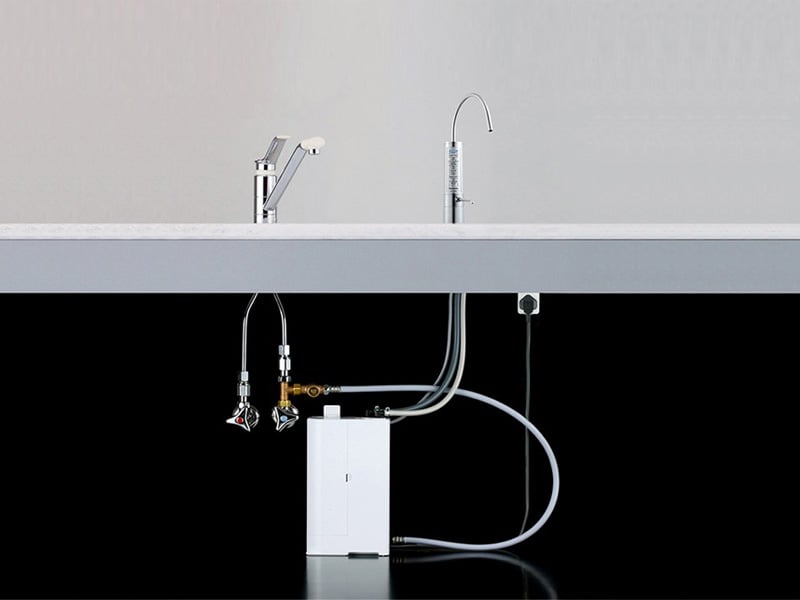 máy lọc nước điện giải Panasonic TK AB50 có thiết kế hiện đại, sang trọng