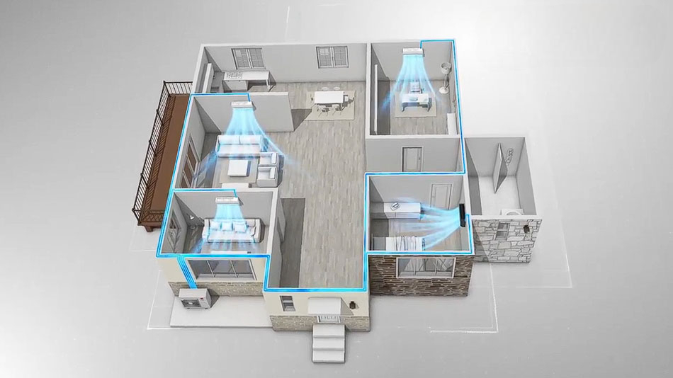 Tính năng tiết kiệm điện trên điều hòa Multi LG