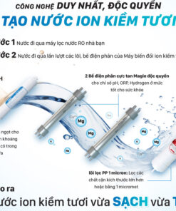 Máy biến đổi nước RO thành nước ion kiềm tươi Daikiosan DN070 (cho vùng pH thấp)