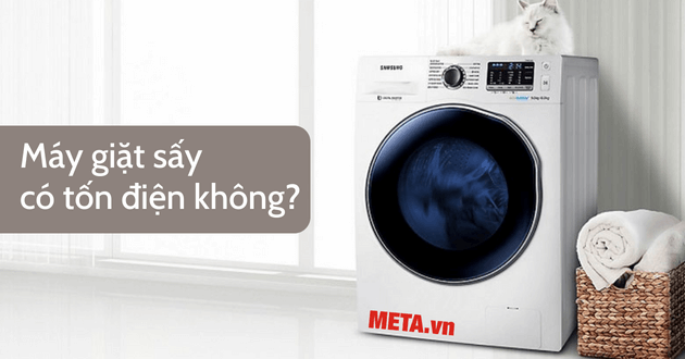 Máy giặt sấy có tốn điện không? Cách sử dụng tiết kiệm điện hiệu quả nhất | KITHOME 2025