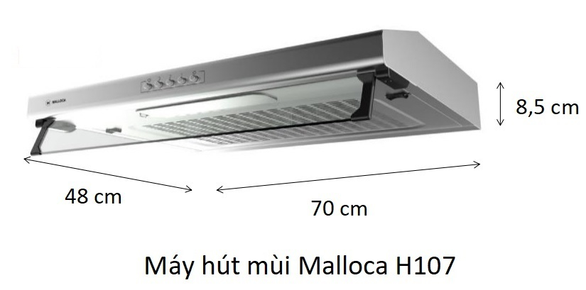 Máy hút mùi Malloca H107