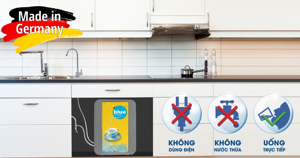 Máy không nước thải, không dùng điện