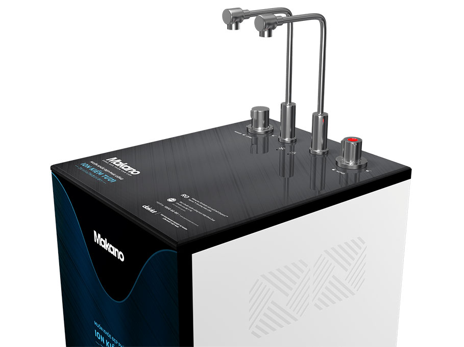 Máy lọc nước ion kiềm tươi có 2 vòi lấy nước Máy lọc nước ion kiềm tươi