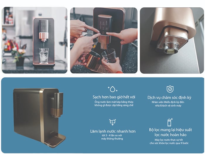 Máy lọc nước Wells tt UV+