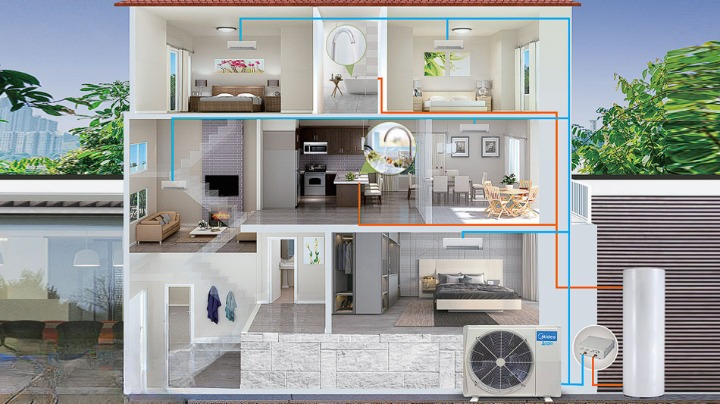 Cách nhiệt PU Foam cao cấp của Máy nước nóng Midea Cách nhiệt PU Foam cao cấp của Máy nước nóng Midea