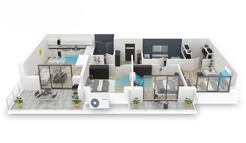 Khả năng tiết kiệm năng lượng của điều hòa Multi Panasonic: