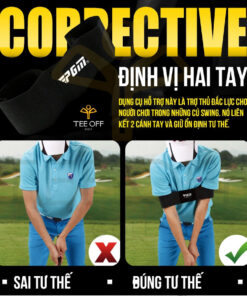 Nẹp định vị hai tay tập chơi Golf PGM JZQ005
