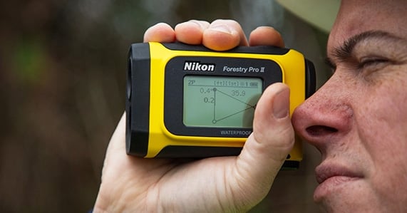 Sử dụng ống nhòm đo khoảng cách Nikon Forestry Pro II (New)
