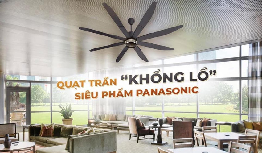 thiết kế Quạt trần Panasonic inverter 8 cánh F-80ZBR