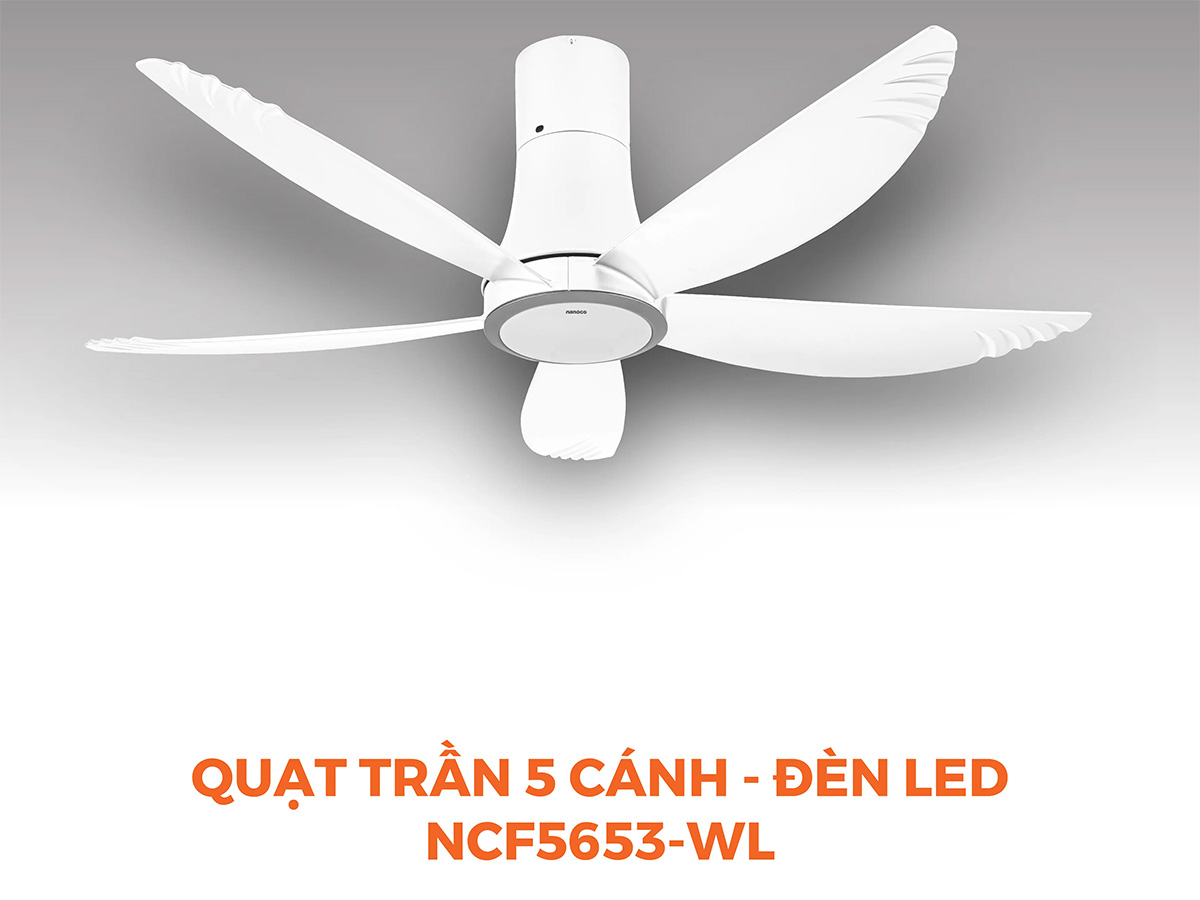 Quạt trần cho lưu lượng gió lớn Quạt trần