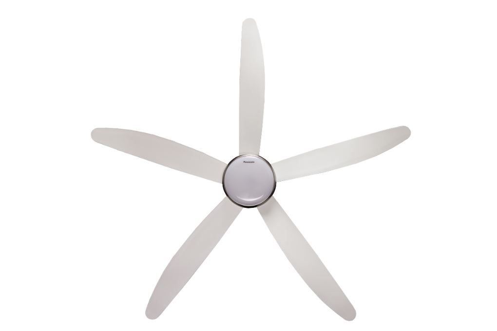 Quạt trần 5 cánh Panasonic F-60GFN (động cơ DC, màu trắng, đèn LED, remote)