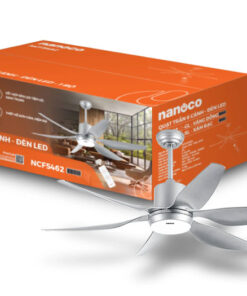 Quạt trần 6 cánh Nanoco NCF5462-SL đèn Led