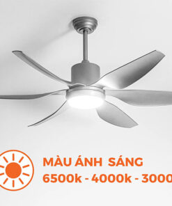 Quạt trần 6 cánh Nanoco NCF5462-SL đèn Led