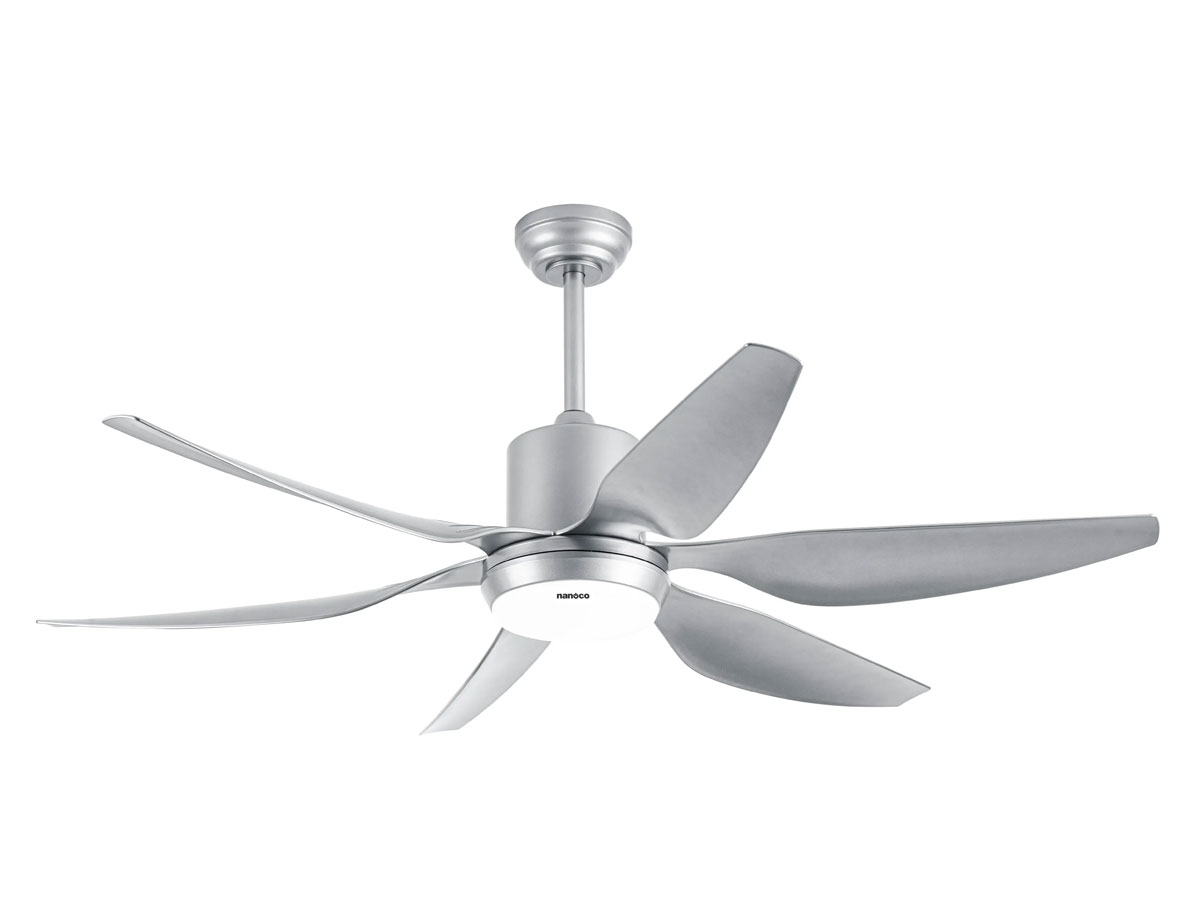Quạt trần 6 cánh Nanoco NCF5462-SL đèn Led