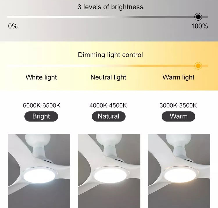 Quạt trần Hokyto có đèn Led Quạt trần Hokyto